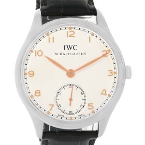 IWC Portuguese Chrono Manual Stainless Steel Mens Watch