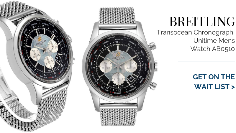 Breitling Transocean Chronograph Unitime Mens Watch AB0510