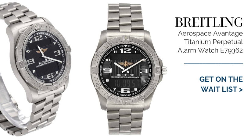 Breitling Aerospace Avantage Titanium Perpetual Alarm Watch E79362
