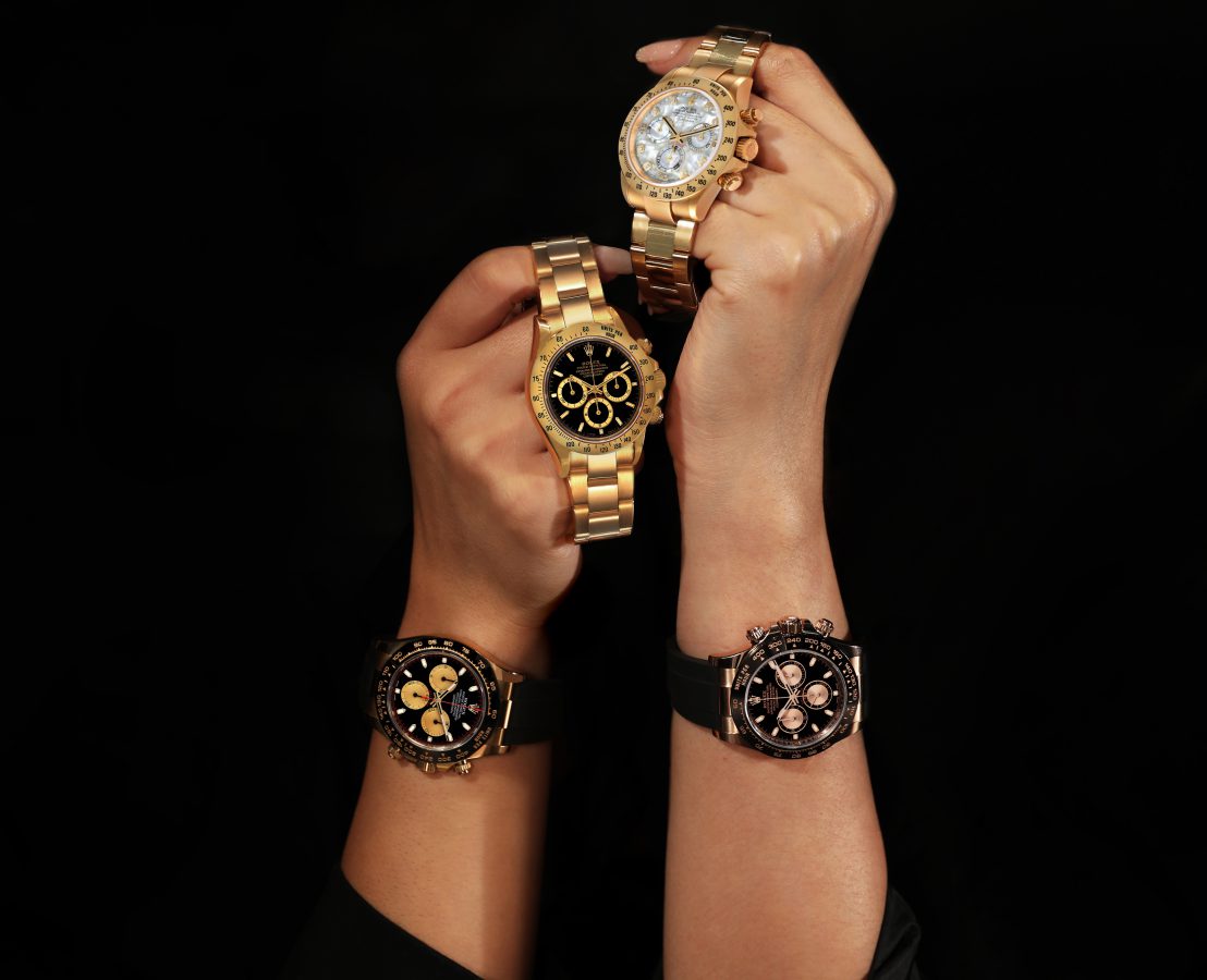 Rolex Daytona Watches in Yellow and Everose Gold