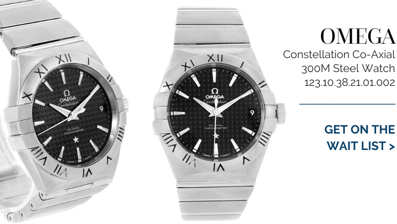 Omega Constellation Co-Axial 300M Steel Watch 123.10.38.21.01.002