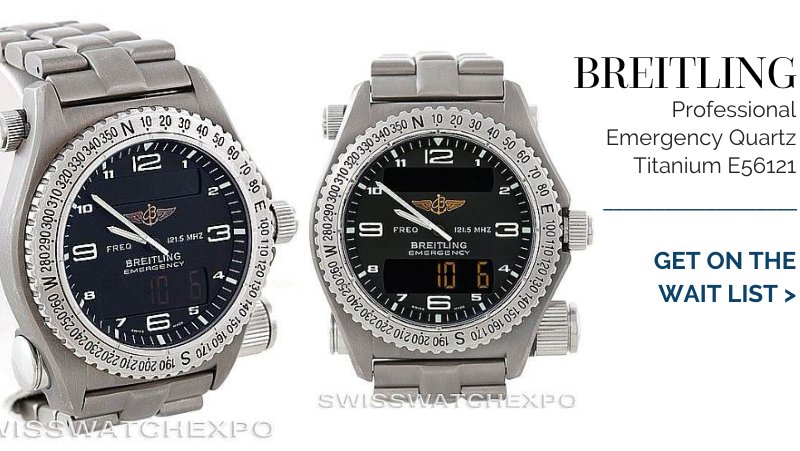 Breitling Professional Emergency Quartz Titanium Watch E56121