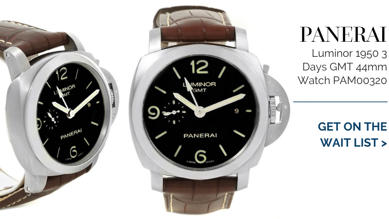 Panerai Luminor 1950 3 Days GMT 44mm Watch PAM00320