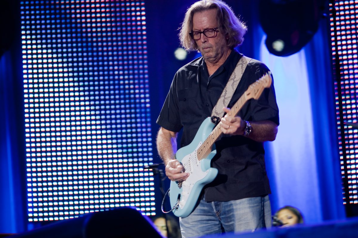“Eric Clapton in concert”, by Majvdl, licensed by CC BY-SA 3.0