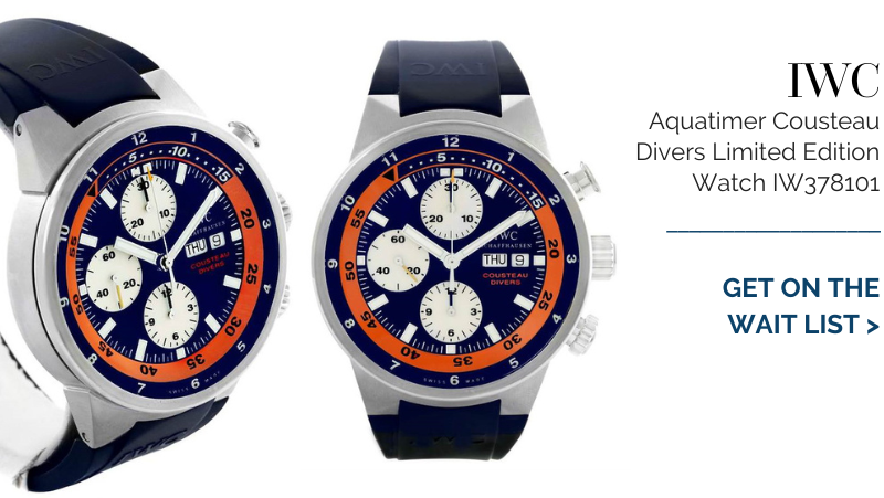 IWC Aquatimer Cousteau Divers Limited Edition Watch IW378101