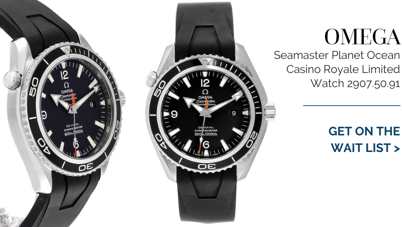 Omega Seamaster Planet Ocean Casino Royale Limited Watch 2907.50.91