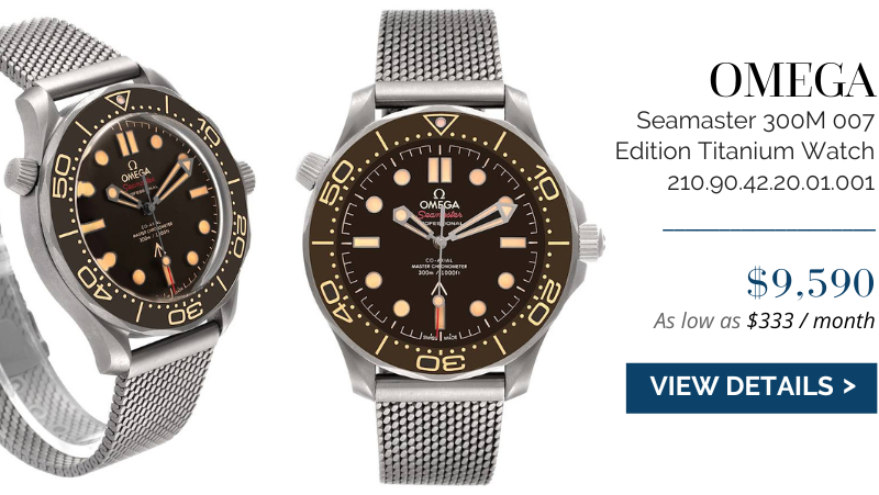 Omega Seamaster 300M 007 Edition Titanium Watch 210.90.42.20.01.001 