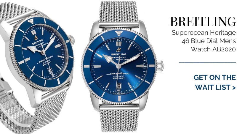 Breitling Superocean Heritage 46 Blue Dial Mens Watch AB2020