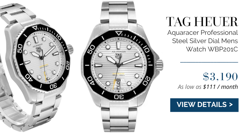 Tag Heuer Aquaracer Professional Steel Silver Dial Mens Watch WBP201C