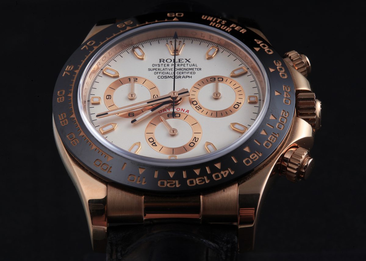 Rolex Cosmograph Daytona Rose Gold Everose Mens Watch 116515