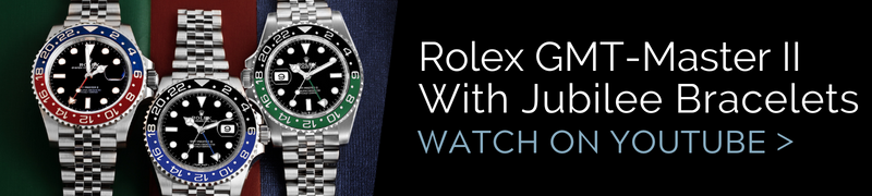 Rolex GMT Master II Jubilee Bracelet Watches - Pepsi, Batman & Sprite