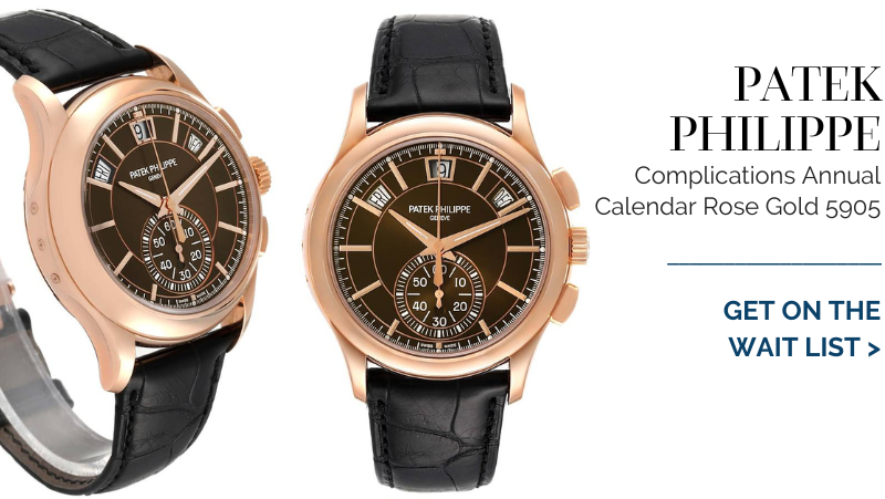 Patek Philippe Complications Annual Calendar Rose Gold Watch 5905