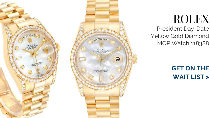 Rolex President Day-Date Yellow Gold MOP 118388