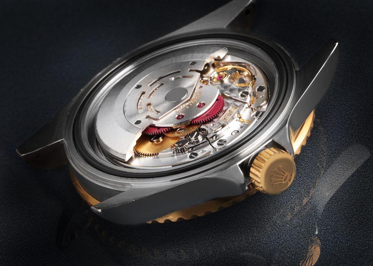 Self-winding Rolex watch movement