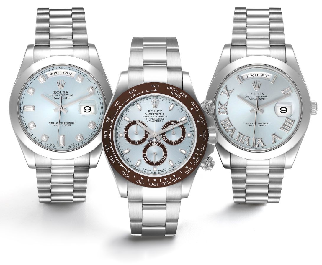Rolex Platinum Watches Day-Date and Daytona