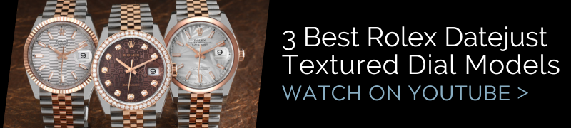 3 Best Rolex Datejust Textured Dials - Fluted, Palm, and Jubilee