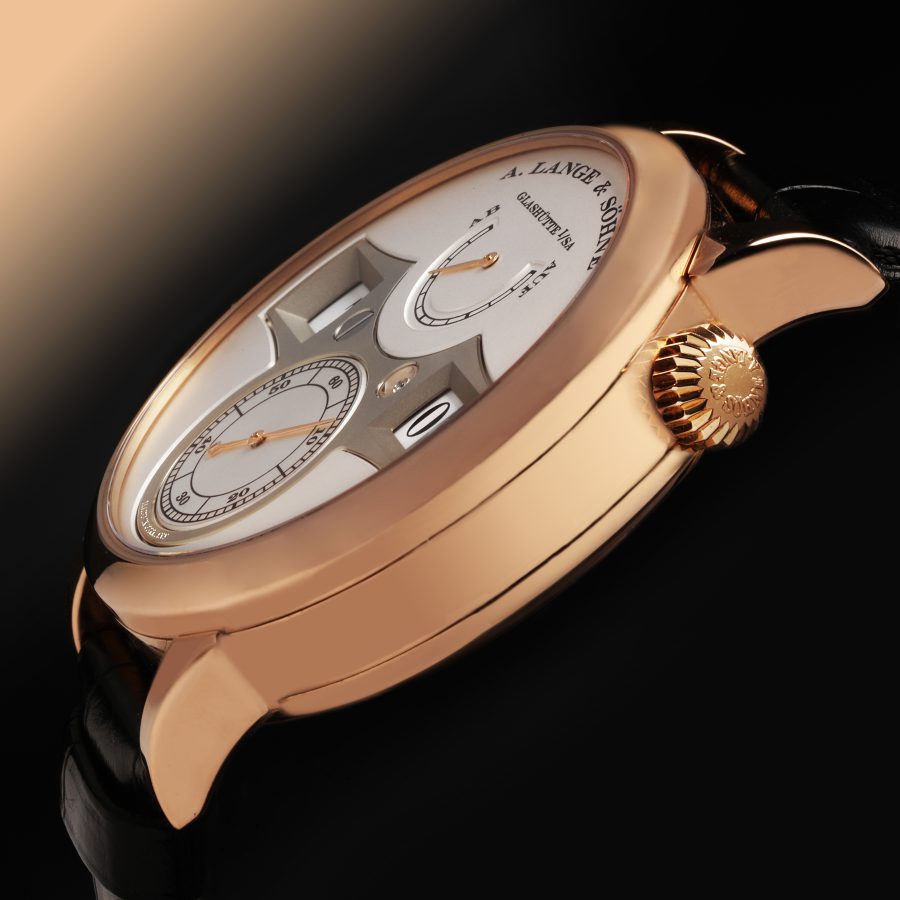 A. Lange and Sohne Zeitwerk Rose Gold Watch 140.032
