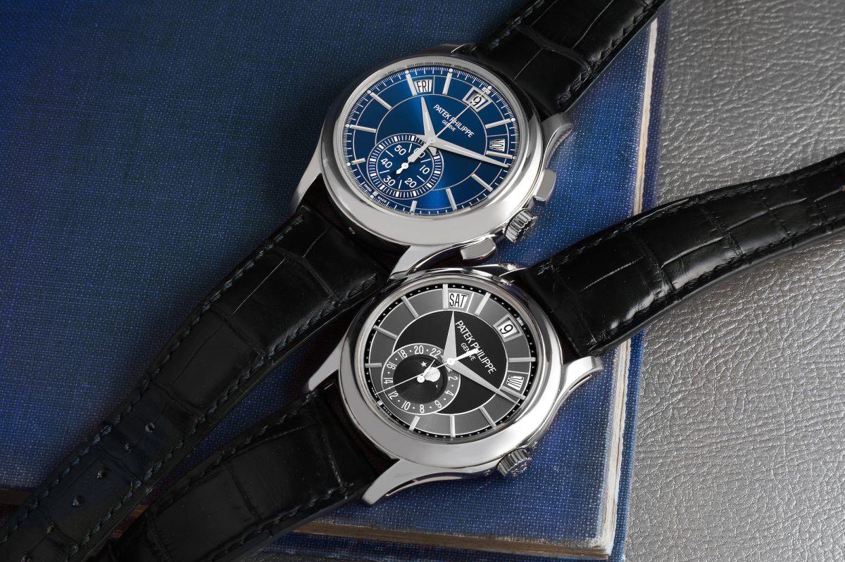 Patek Philippe Complications Annual Calendar Platinum and Watches 5905 5205