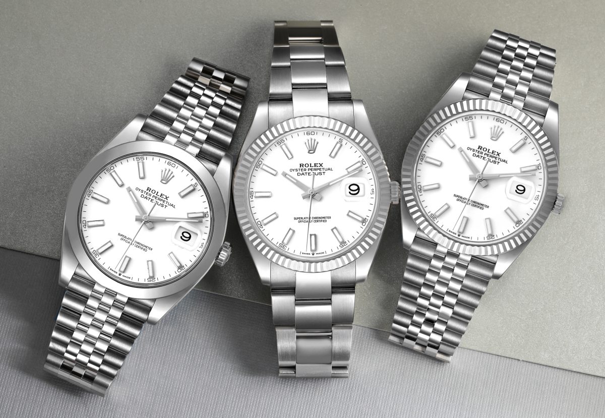 Rolex Datejust 41 in Steel and White Gold