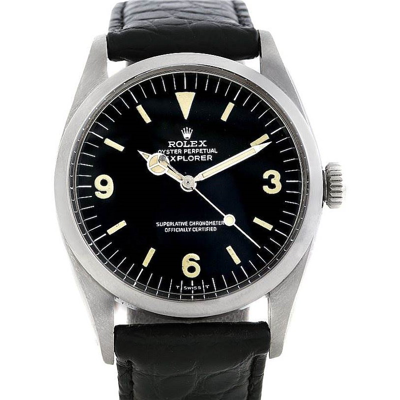 Rolex Explorer Vintage Stainless Steel Watch 6610