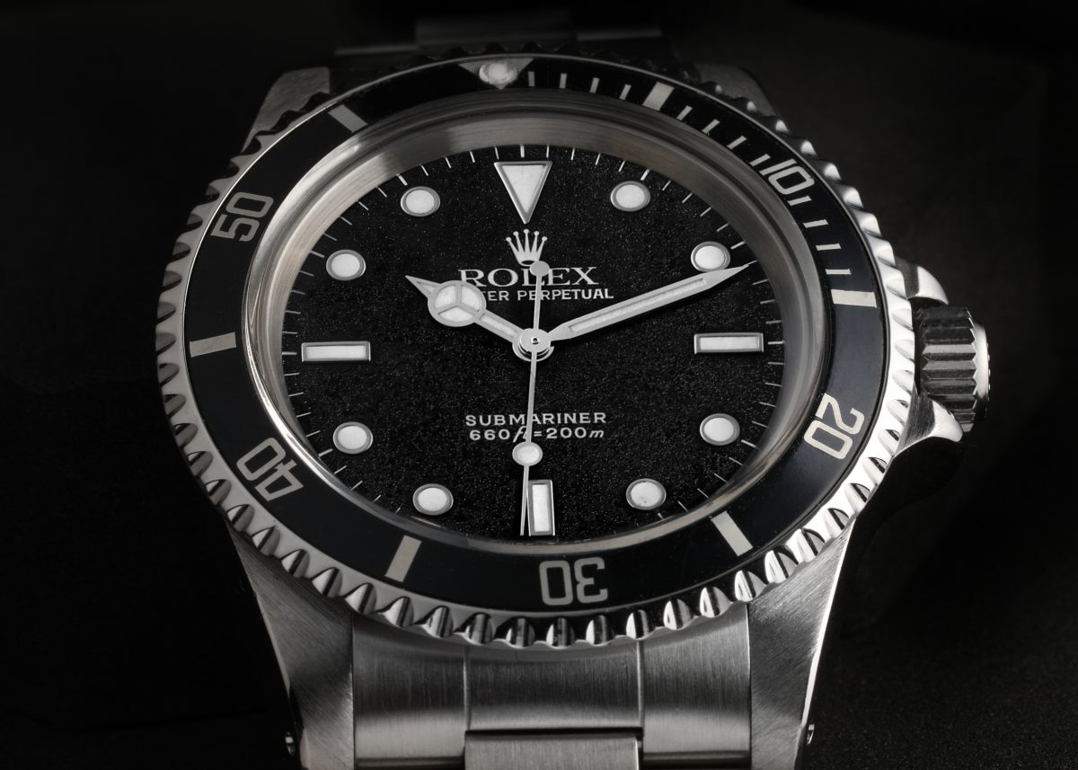 Rolex Submariner Black Dial Vintage Steel Mens Watch 5513