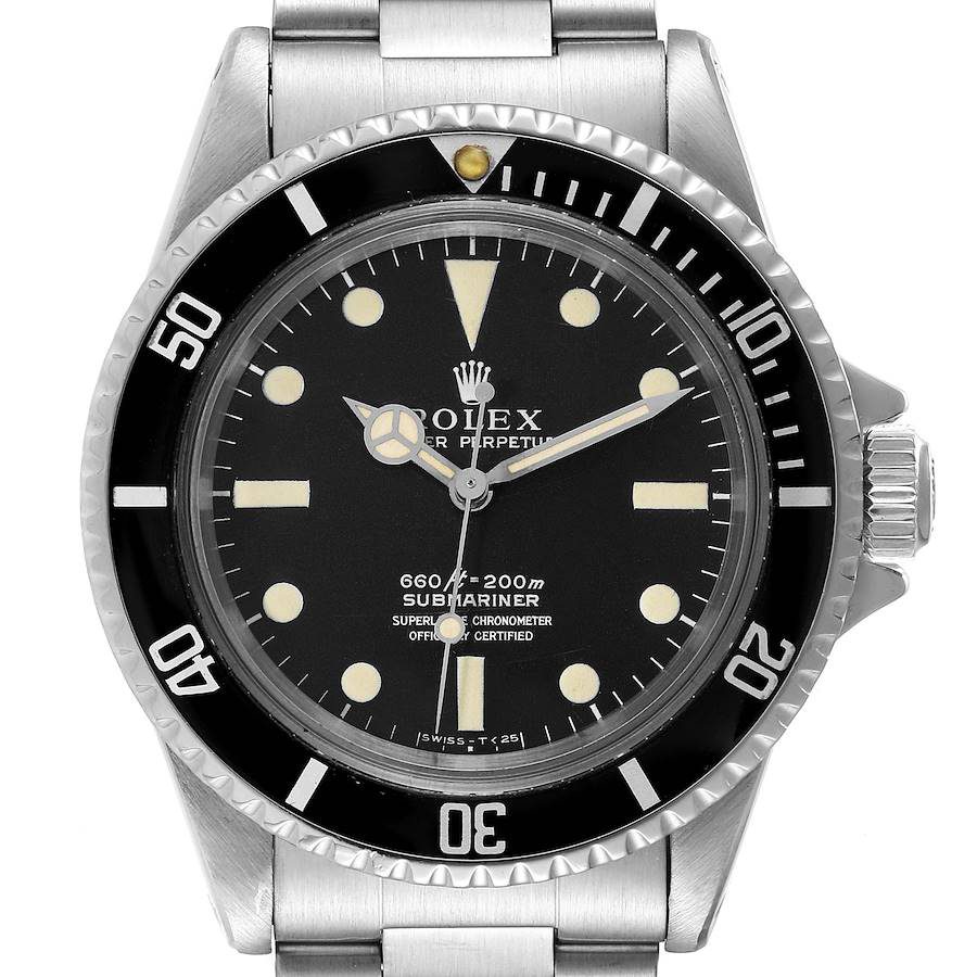 Rolex Submariner Vintage Stainless Steel Mens Watch 5512