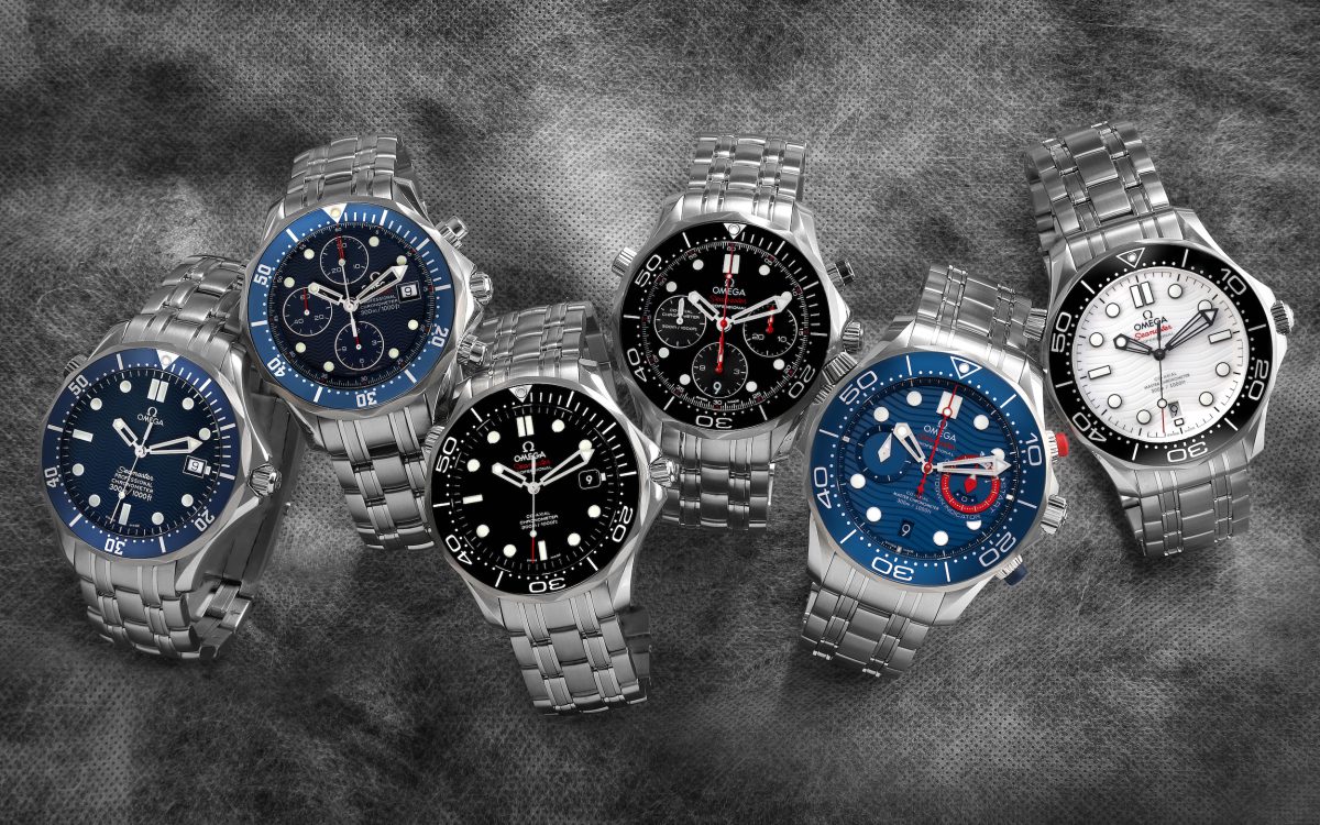 Generations of the Omega Seamaster 300M