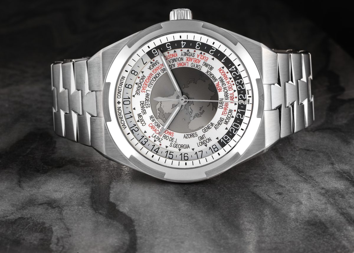 Vacheron Constantin Overseas World Time 43.5 mm Steel Men’s Watch 7700V