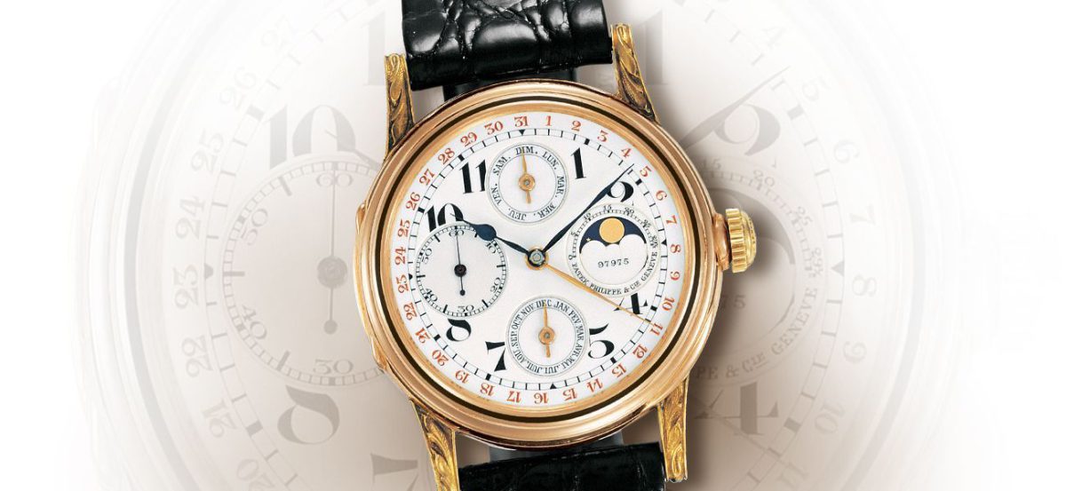 First Perpetual Calendar Wristwatch, Patek Philippe No. 97 975.