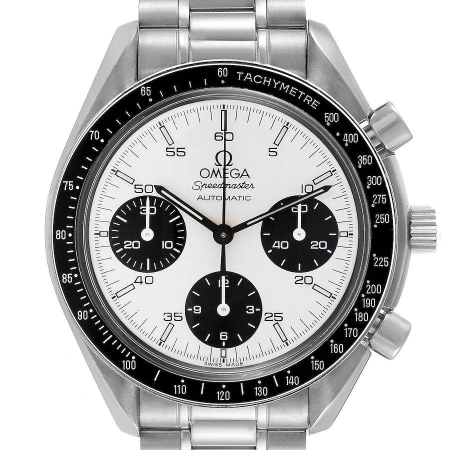 Omega Speedmaster Reduced Marui LE Silver Dial Mens Watch 3510.21.00