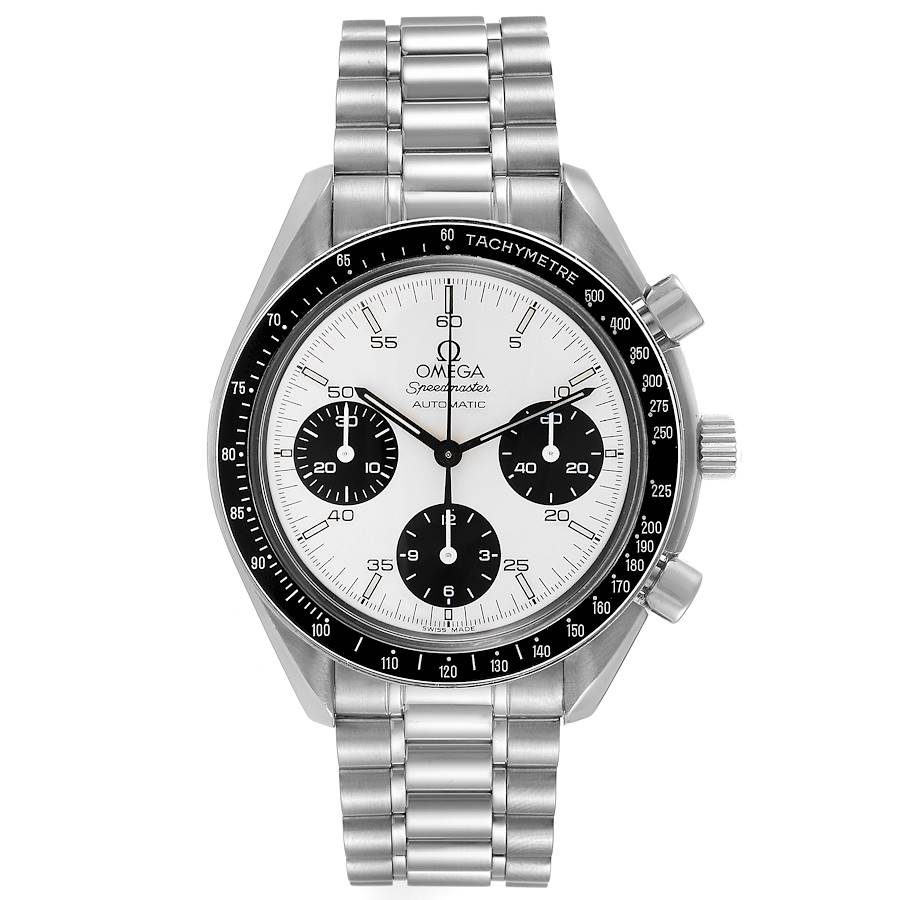 Omega Speedmaster Reduced Marui LE Silver Dial Mens Watch 3510.21.00