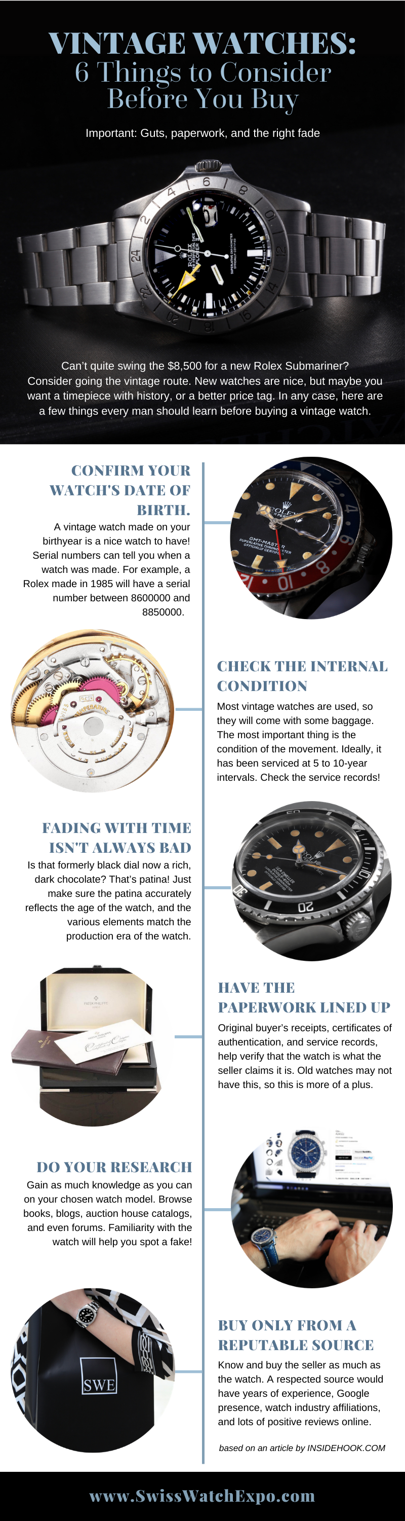 6 Things to Consider Before You Buy Vintage Watches | The Watch Club by ...